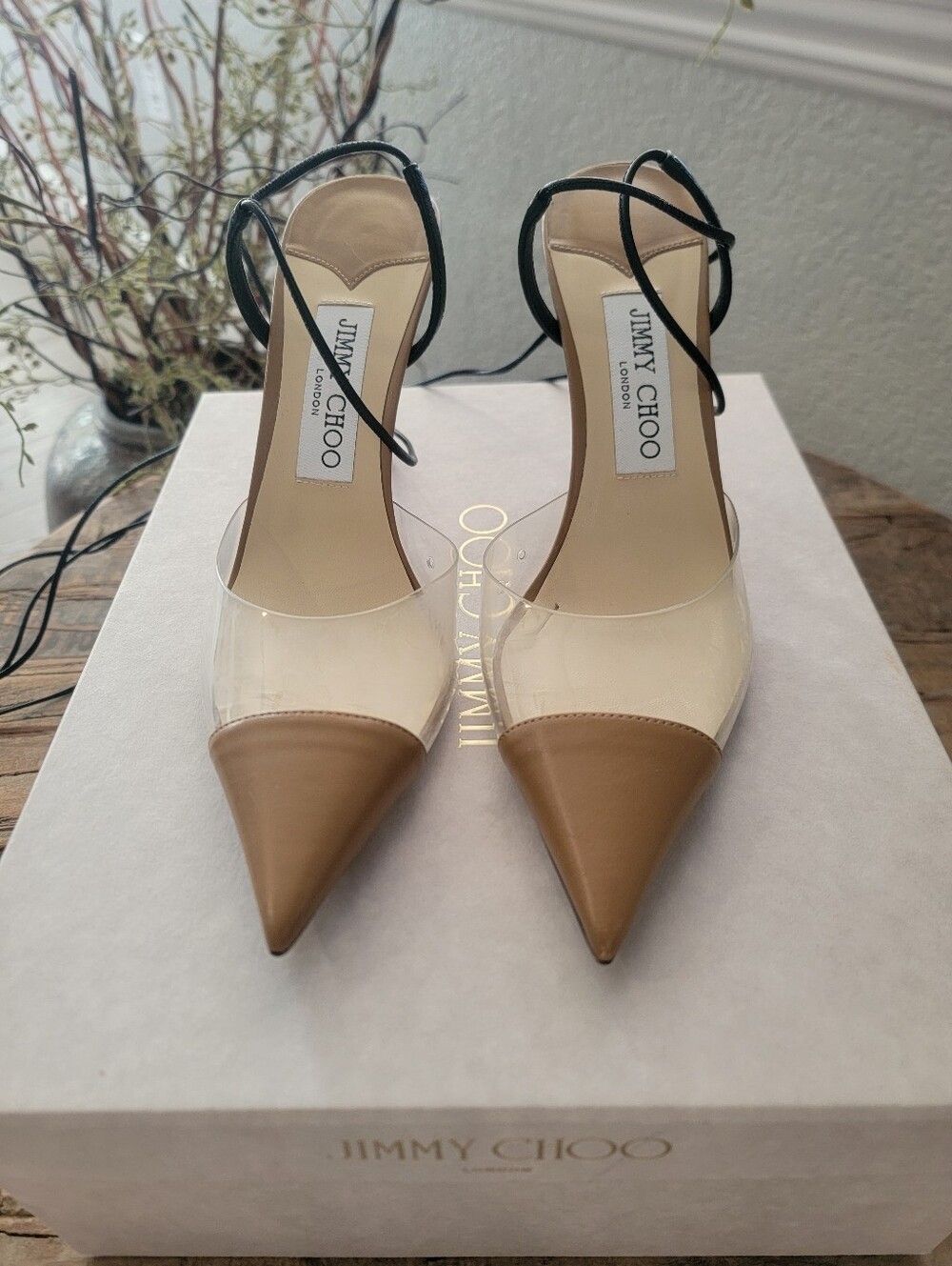 Jimmy Choo Farley 95 Leather Pump - Picture 5 of 8